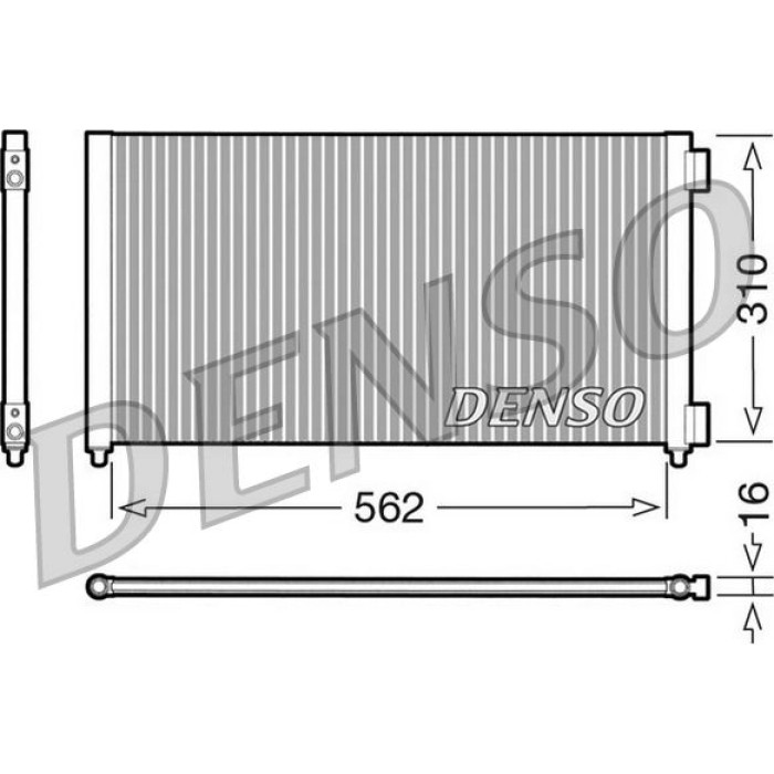 Denso Klimakondensator DCN09102
