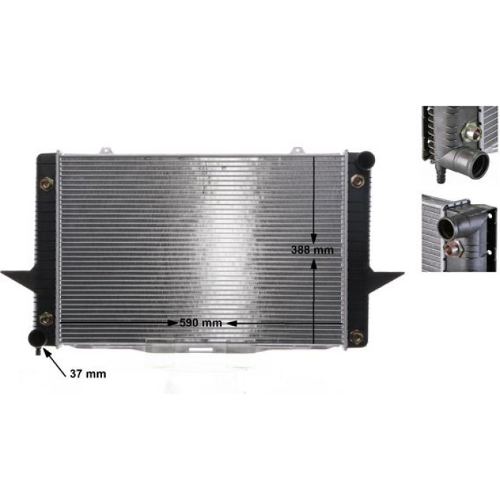 MAHLE Kühler, Motorkühlung CR 764 000S MAHLE Kühler, Motorkühlung CR 764 000S
