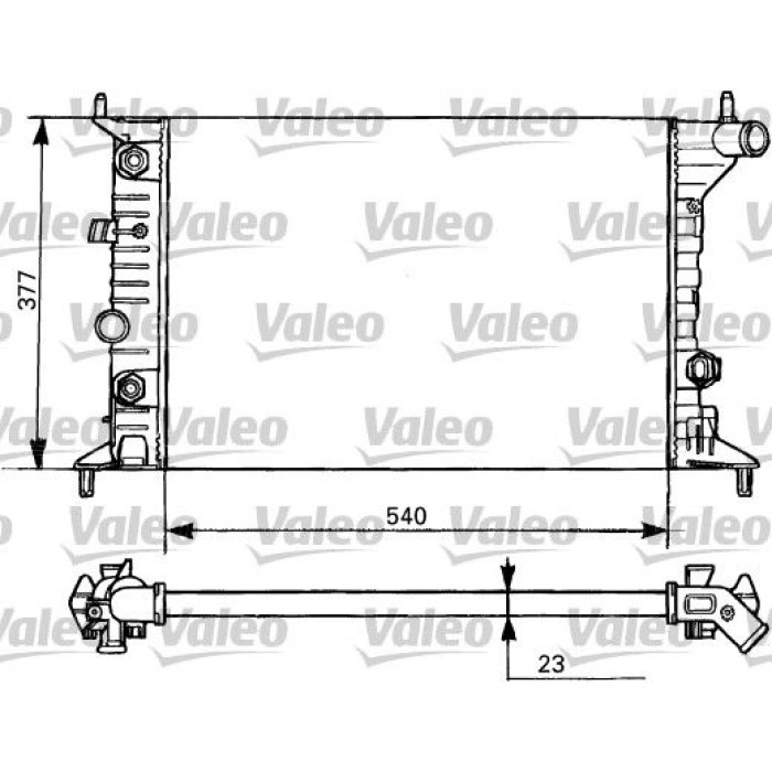 Valeo Motorkühler 731393