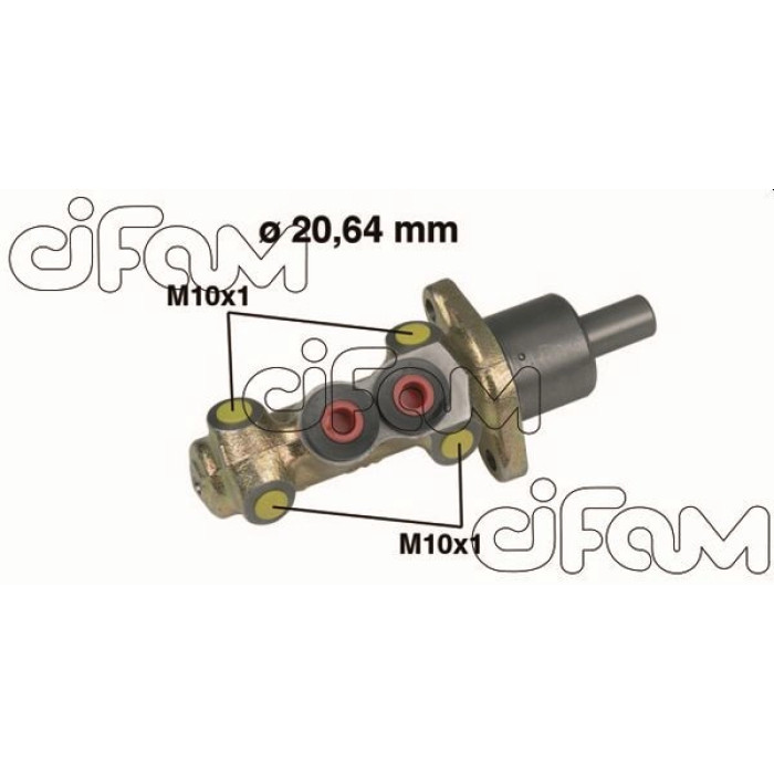 17 401 003 Hauptbremszylinder 202-207 17 401 003 Hauptbremszylinder 202-207