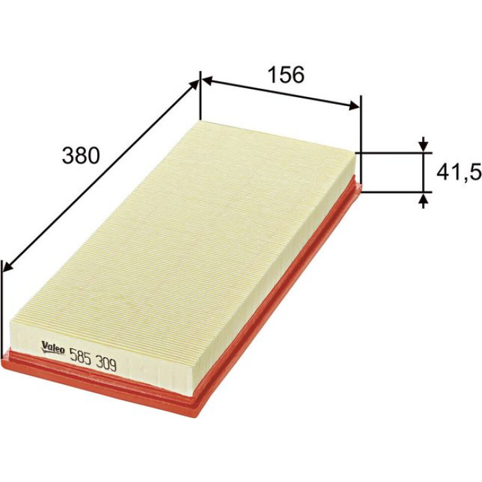 Valeo Luftfilter 585309 Valeo Luftfilter 585309