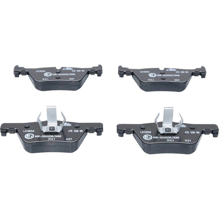 ATE Bremsbelagsatz BMW Hinterachse 1/2/3/4 10- Keramik 13.0470-3859.2 ATE Bremsbelagsatz BMW Hinterachse 1/2/3/4 10- Keramik 13.0470-3859.2