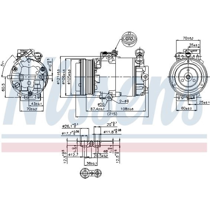 Nissens Klimakompressor PKW 89322
