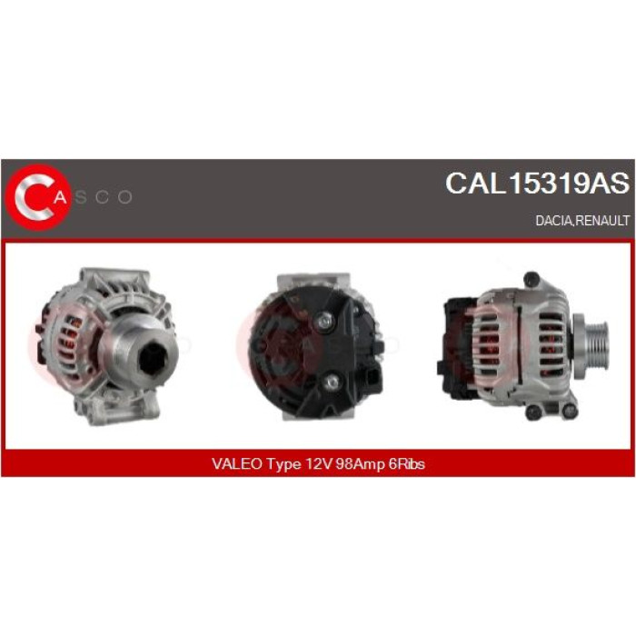 CASCO Generator CAL15319AS CASCO Generator CAL15319AS