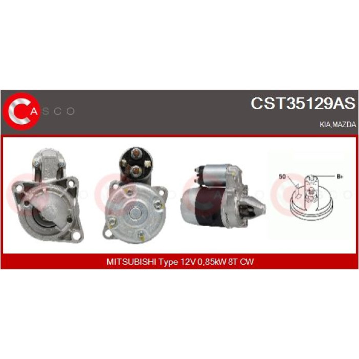 CASCO Anlasser CST35129AS CASCO Anlasser CST35129AS