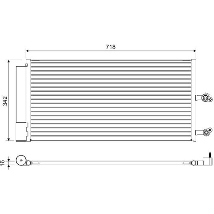 Valeo Klimakondensator 822644
