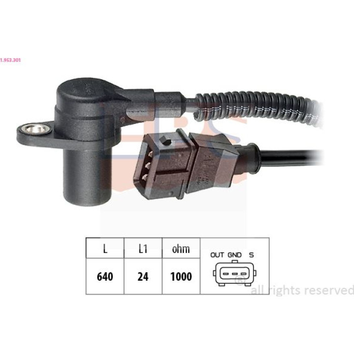 Sensor, Nockenwellenposition 1.953.301 Sensor, Nockenwellenposition 1.953.301