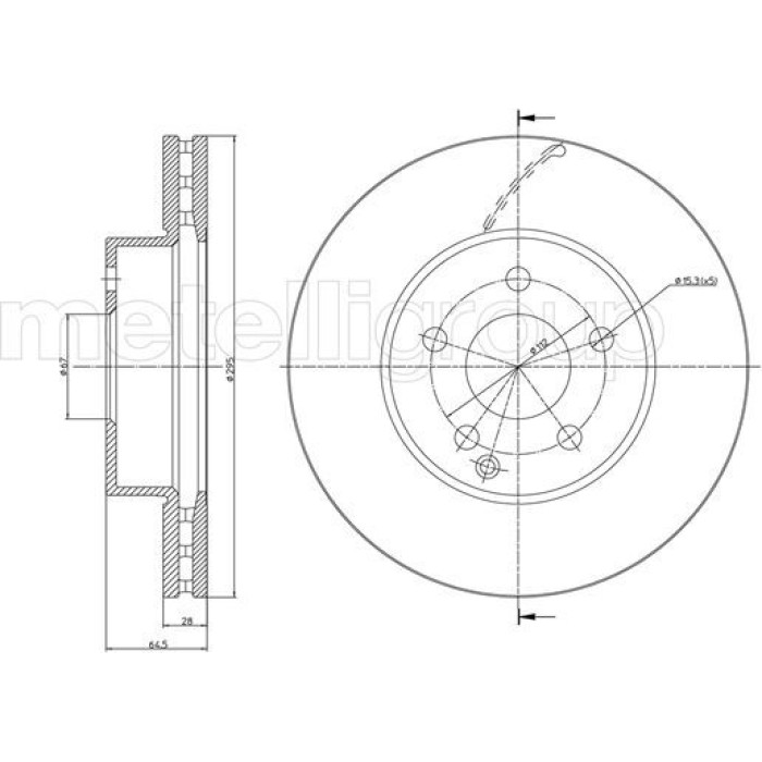 Cifam Bremsscheibe 800-935C Cifam Bremsscheibe 800-935C