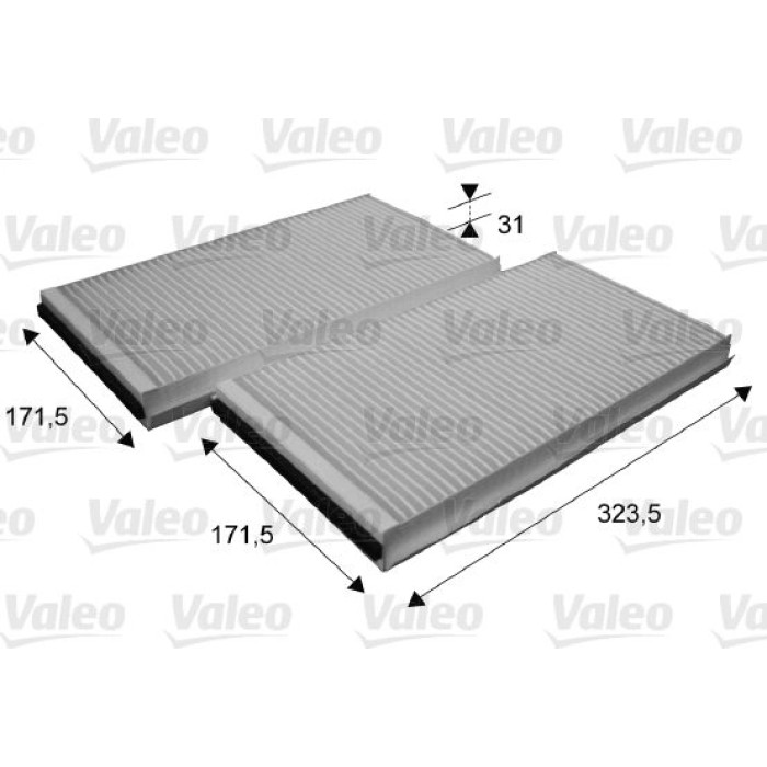 Valeo Innenraumfilter 698863 Valeo Innenraumfilter 698863