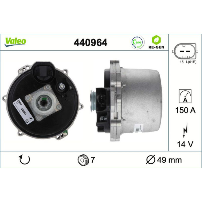 Valeo Lichtmaschine 440964 Valeo Lichtmaschine 440964