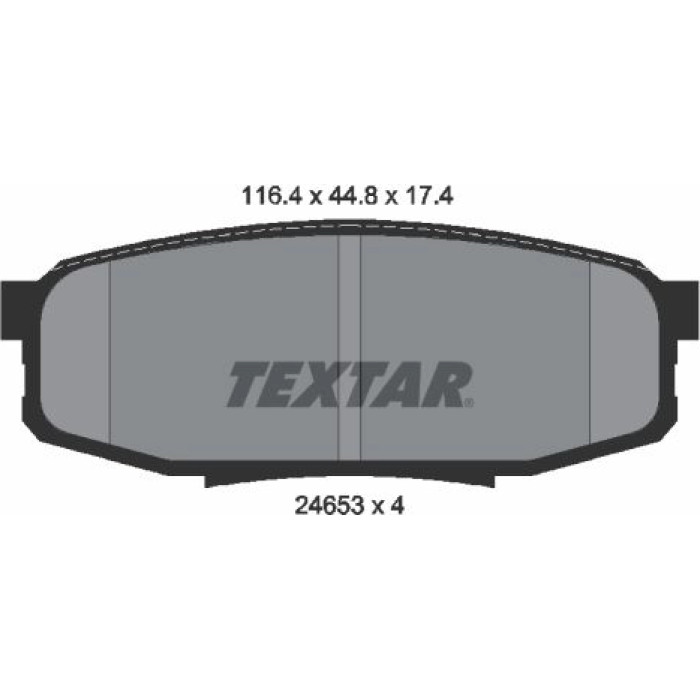 2465301 Textar Bremsbelagsatz 2465301 2465301 Textar Bremsbelagsatz 2465301