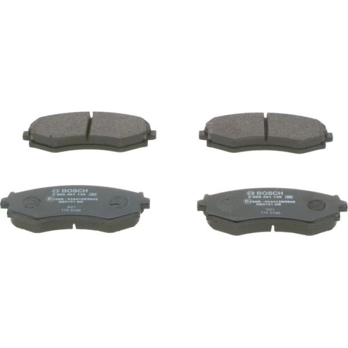 Bosch Bremsbelagsatz 0 986 461 139 Bosch Bremsbelagsatz 0 986 461 139