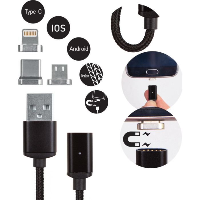 22223 Magnet USB Ladekabel