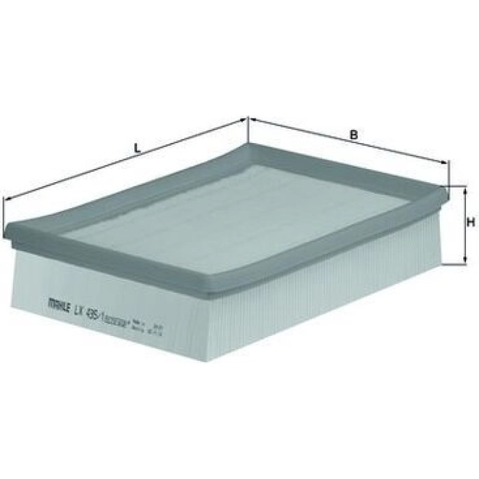 MAHLE Luftfilter LX 435/1 MAHLE Luftfilter LX 435/1