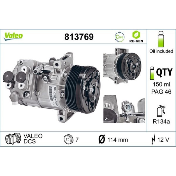 Valeo Kompressor 813769 Valeo Kompressor 813769