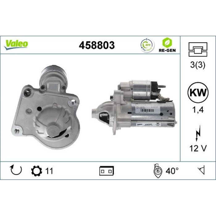 Valeo Anlasser 458803