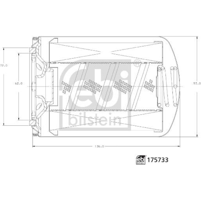 febi Kühlmittelfilter 175733 febi Kühlmittelfilter 175733