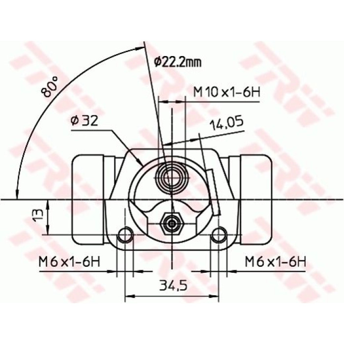 TRW Radbremszylinder BWH231 TRW Radbremszylinder BWH231