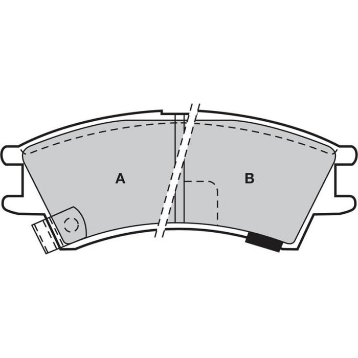 Valeo Bremsbelagsatz 598575 Valeo Bremsbelagsatz 598575