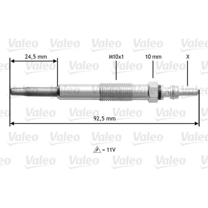 Valeo Glühkerze 345109 Valeo Glühkerze 345109
