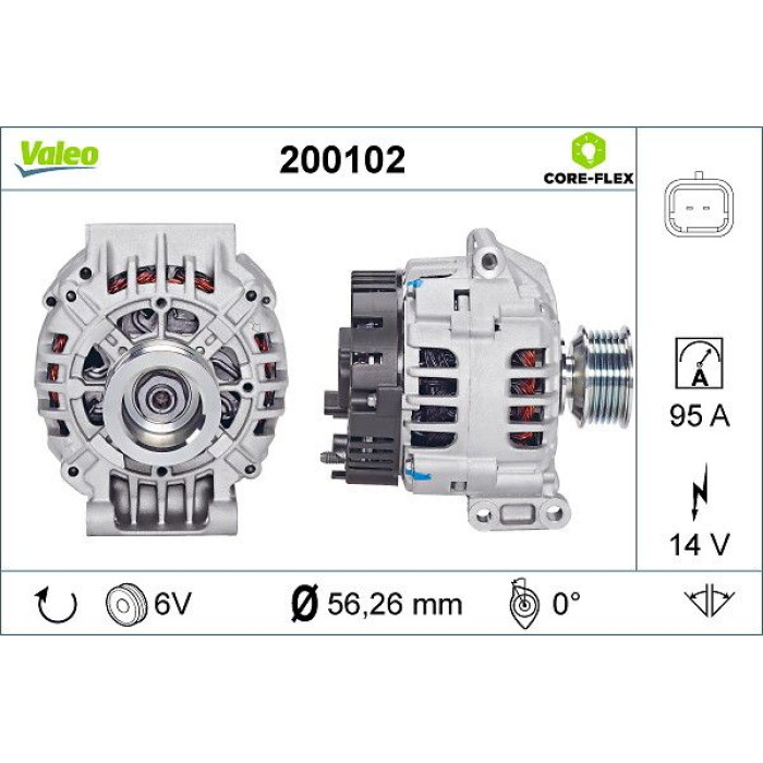Valeo Lichtmaschine 200102