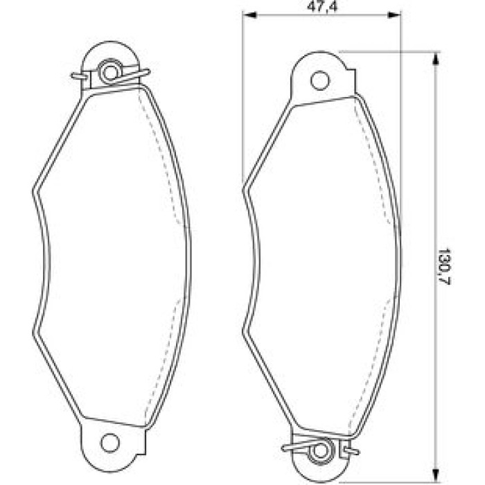 0 986 424 453 Bosch Bremsbelagsatz 0 986 424 453 0 986 424 453 Bosch Bremsbelagsatz 0 986 424 453