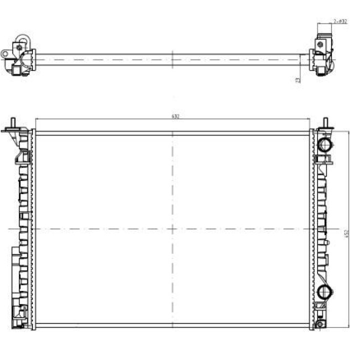 NRF Kühler 58242A NRF Kühler 58242A