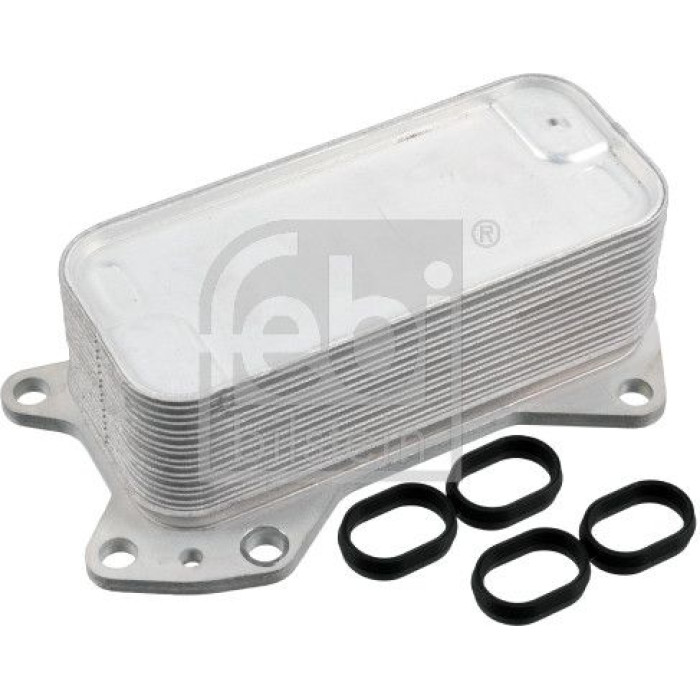 febi bilstein 174851 Ölkühler mit Dichtungen - Aluminium - Vergleichsnummer K68105583AFSK febi bilstein 174851 Ölkühler mit Dichtungen - Aluminium - Vergleichsnummer K68105583AFSK