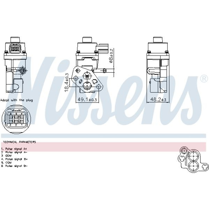 Nissens AGR-Ventil 98365 Nissens AGR-Ventil 98365