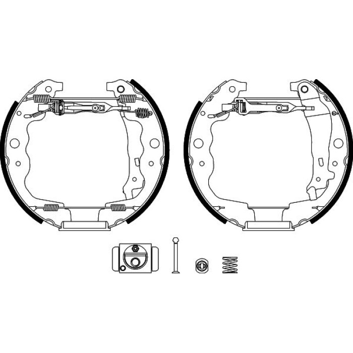 Textar Bremsbackensatz 84069301 Textar Bremsbackensatz 84069301