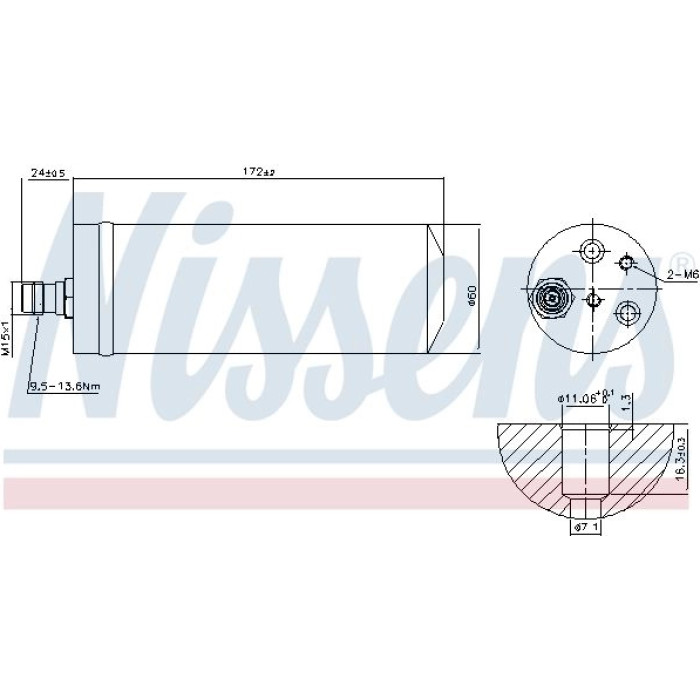 Nissens Klimaanlagentrockner PKW 95489