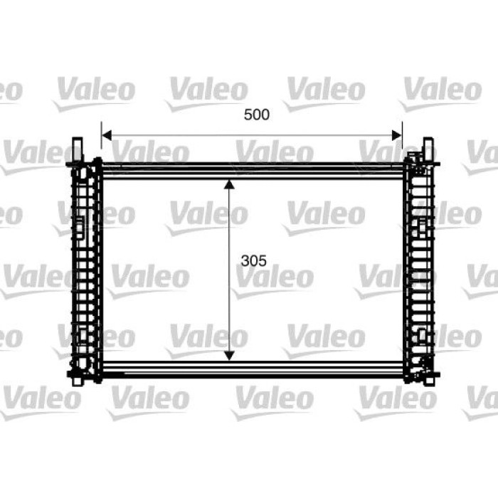 Valeo Motorkühler 734274