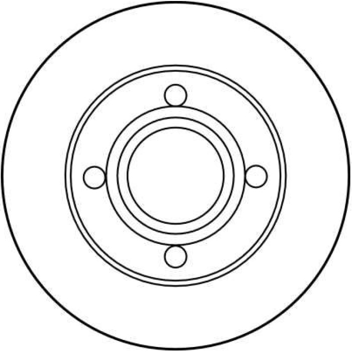 TRW Bremsscheibe DF2667 TRW Bremsscheibe DF2667