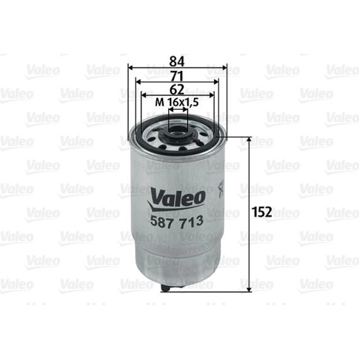 587713 Valeo Kraftstofffilter 587713