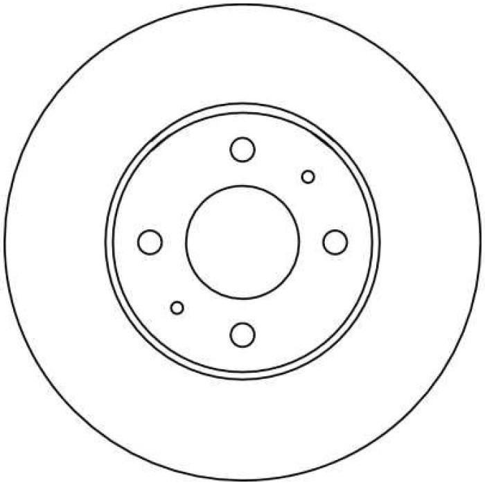 TRW Bremsscheibe DF4024 TRW Bremsscheibe DF4024