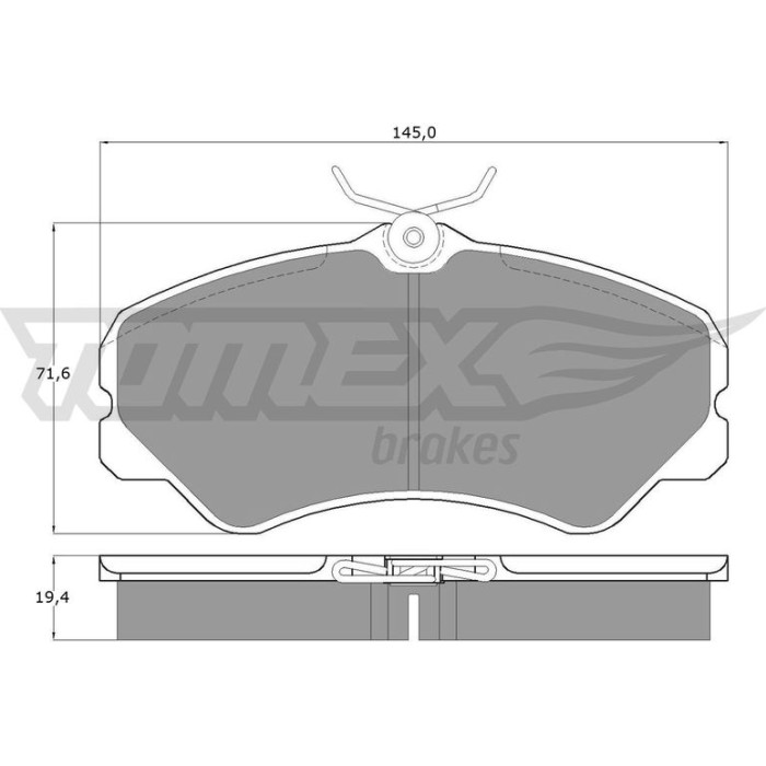 TX 11-31 TOMEX brakes Bremsbelagsatz, Scheibenbremse TX 11-31 TX 11-31 TOMEX brakes Bremsbelagsatz, Scheibenbremse TX 11-31