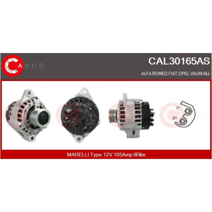 CASCO Generator CAL30165AS CASCO Generator CAL30165AS