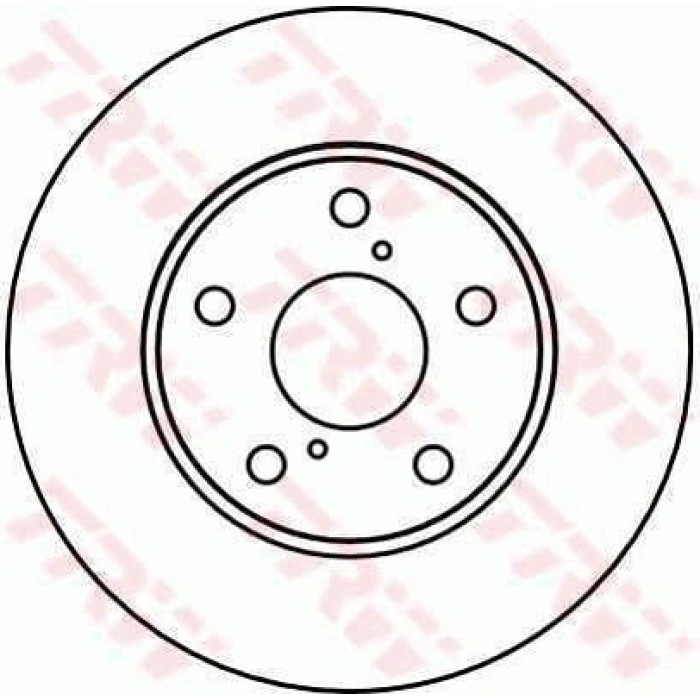 TRW Bremsscheibe DF4114 TRW Bremsscheibe DF4114
