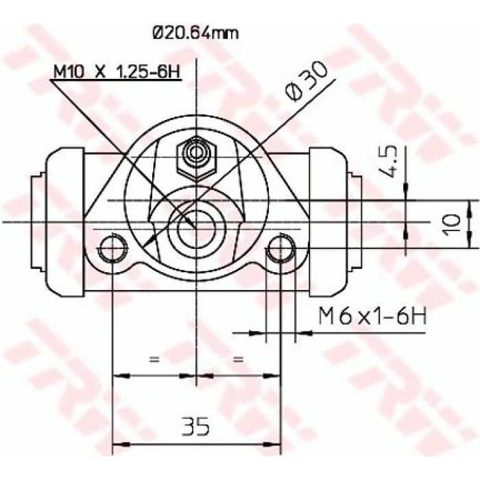 TRW Radbremszylinder BWF144