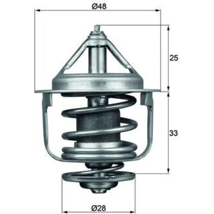 Thermostateinsatz mit Dichtung TX 87 77D Thermostateinsatz mit Dichtung TX 87 77D