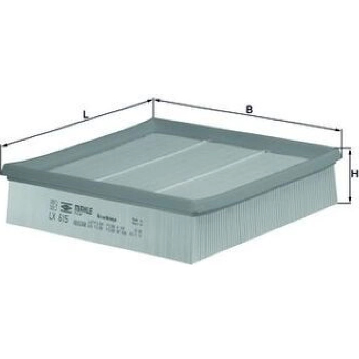 MAHLE Luftfilter LX 615