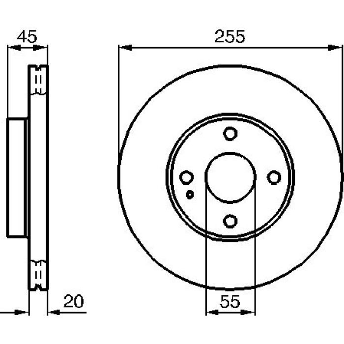 Bosch Bremsscheibe Vorderachse 0 986 478 996 Bosch Bremsscheibe Vorderachse 0 986 478 996