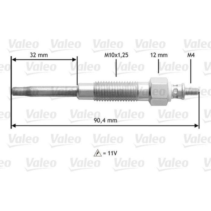 Valeo Glühkerze 345141 Valeo Glühkerze 345141
