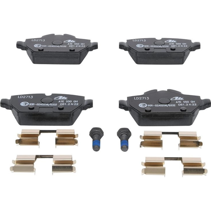 ATE Bremsbelagsatz BMW Hinterachse 1/3 1, 6-2, 0 03-13 Keramik 13.0470-2713.2 ATE Bremsbelagsatz BMW Hinterachse 1/3 1, 6-2, 0 03-13 Keramik 13.0470-2713.2