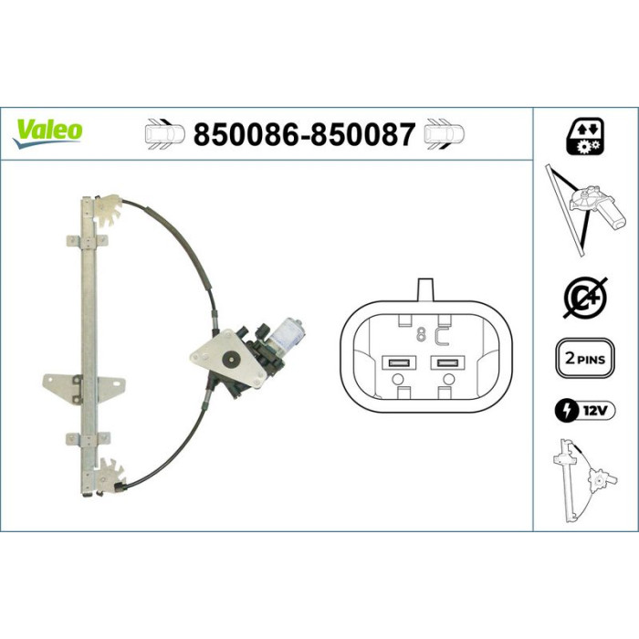 VALEO 850087 Fensterheber VALEO 850087 Fensterheber