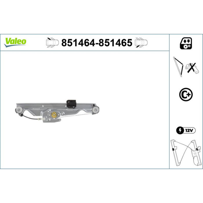 Valeo Fensterheber 851465 Valeo Fensterheber 851465