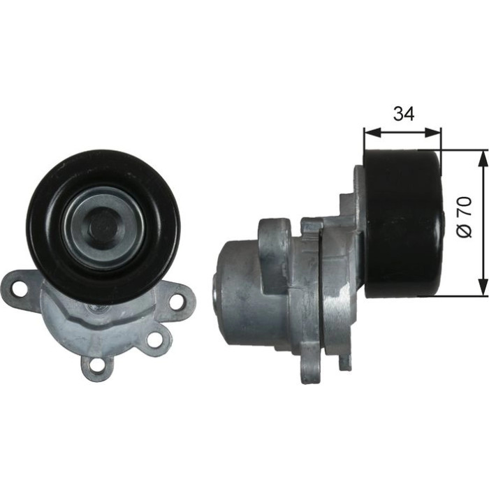Gates Spannrolle T39155 Gates Spannrolle T39155