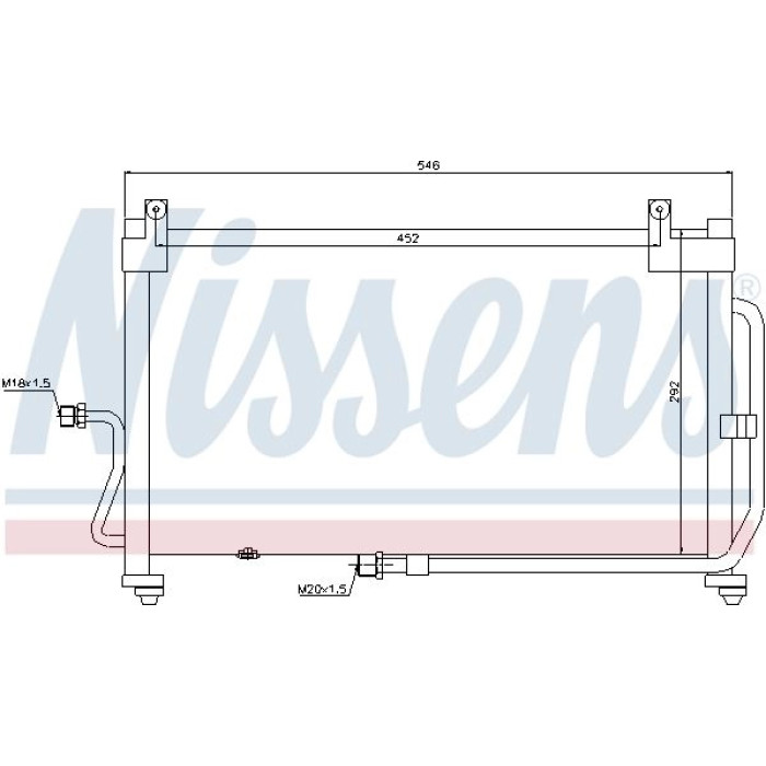 Nissens Klimakondensator PKW 94411