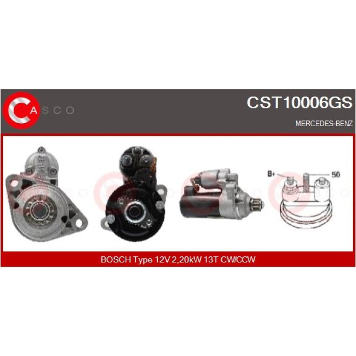 CASCO Anlasser CST10006GS CASCO Anlasser CST10006GS