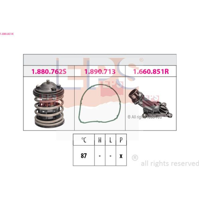 EPS Thermostat 1.880.851K EPS Thermostat 1.880.851K